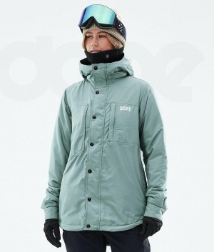 Dope Snow Insulated W レディース スノーボードジャケット 緑 | JPOR3488