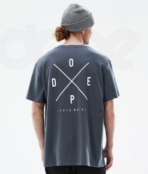 Dope Snow Standard 2X-Up メンズ Tシャツ 青 | JPUT2987