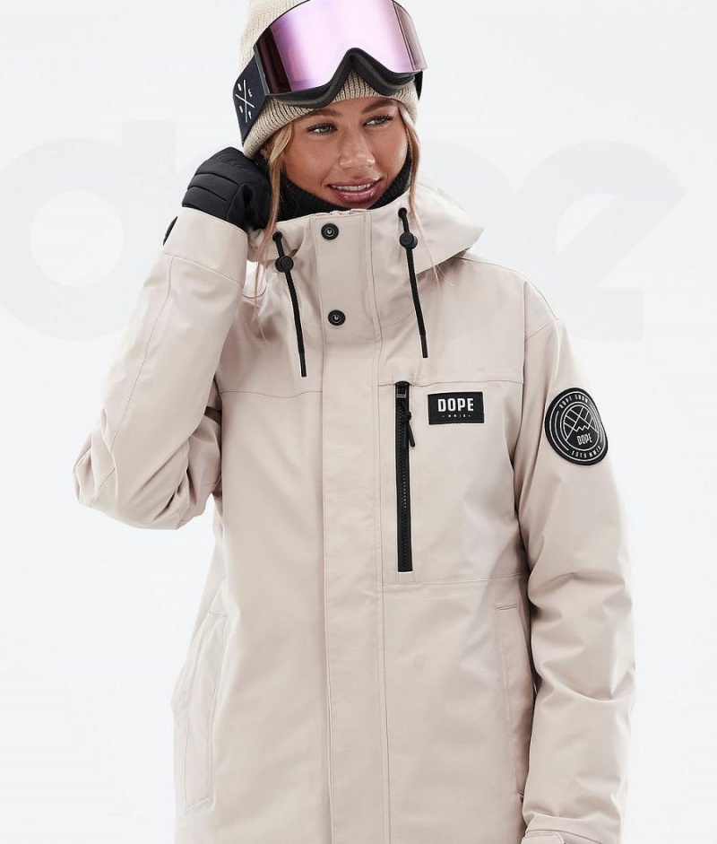 Dope Snow Blizzard W Full Zip レディース スノーボードジャケット ブラウン | JPIS3464