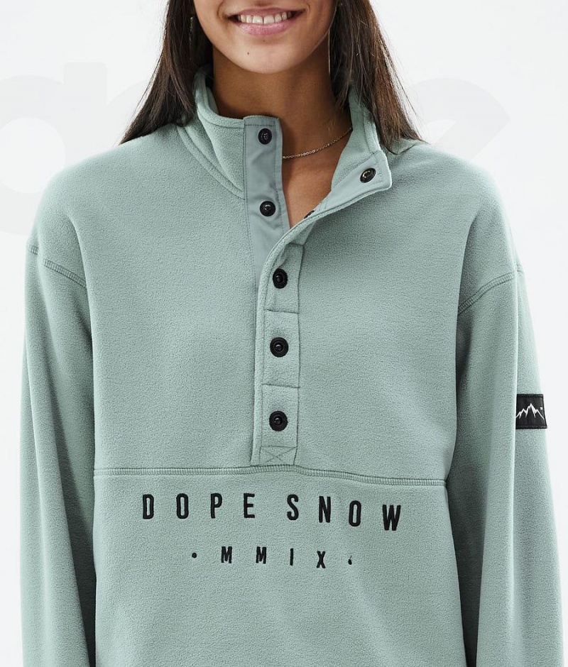 Dope Snow Comfy W レディース フリース 緑 | JPRW3857