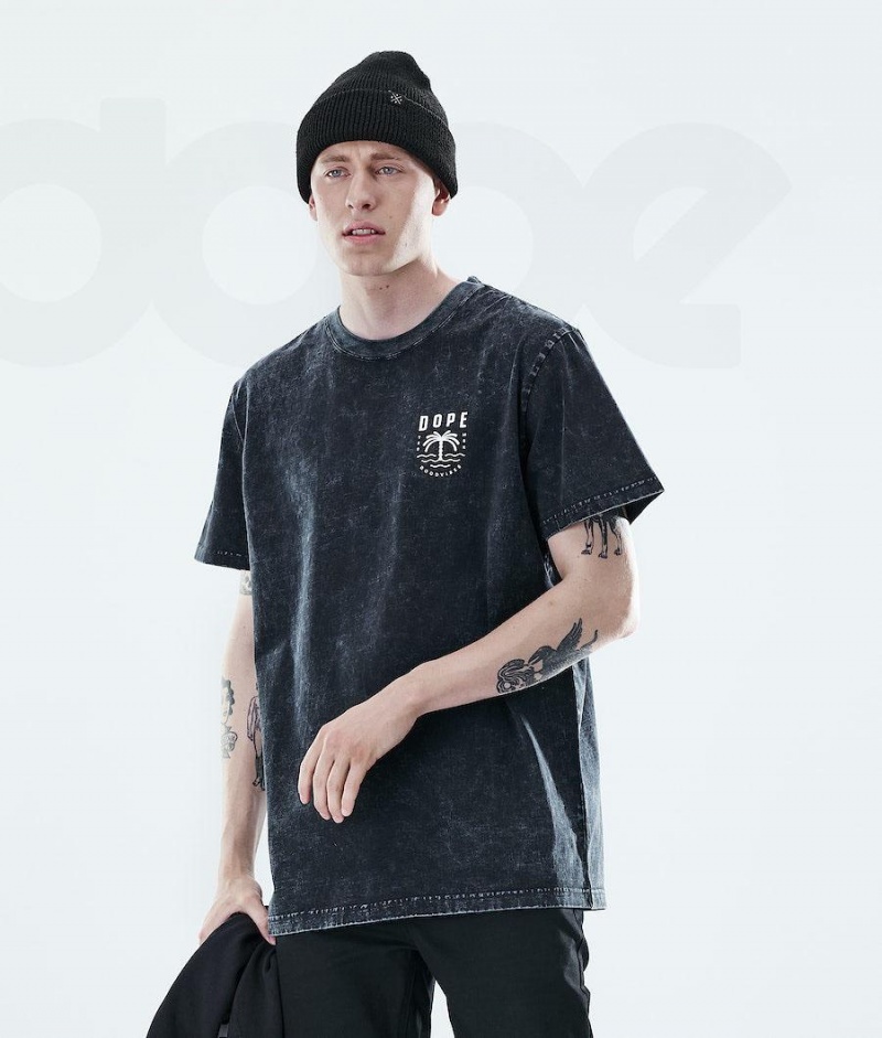 Dope Snow Daily Palm メンズ Tシャツ 黒 | JPDN2981