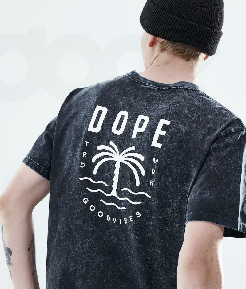 Dope Snow Daily Palm メンズ Tシャツ 黒 | JPDN2981