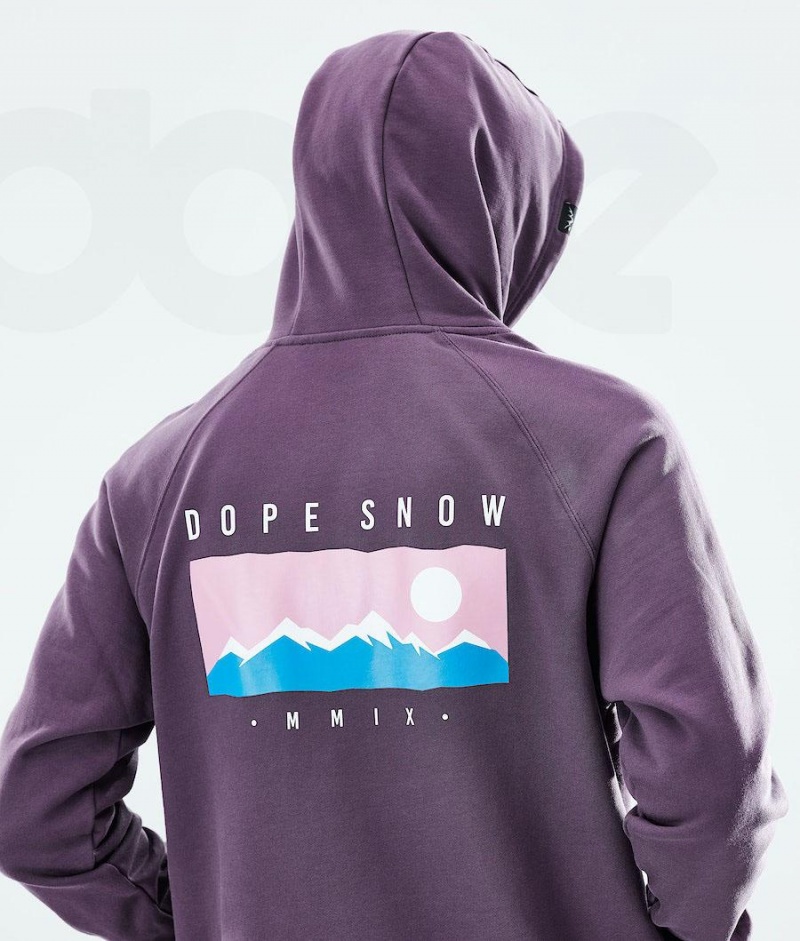 Dope Snow Daily Range メンズ パーカー 紫 | JPCE3016