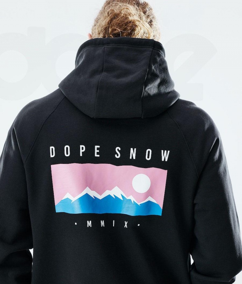 Dope Snow Daily Range メンズ パーカー 黒 | JPXF3017