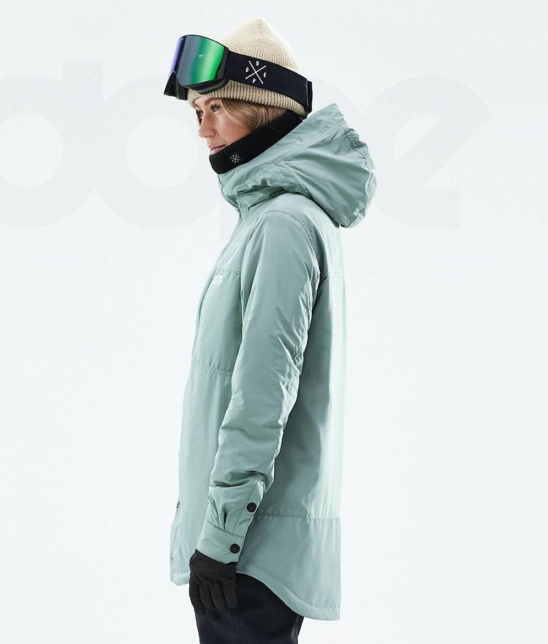 Dope Snow Insulated W レディース スノーボードジャケット 緑 | JPOR3488