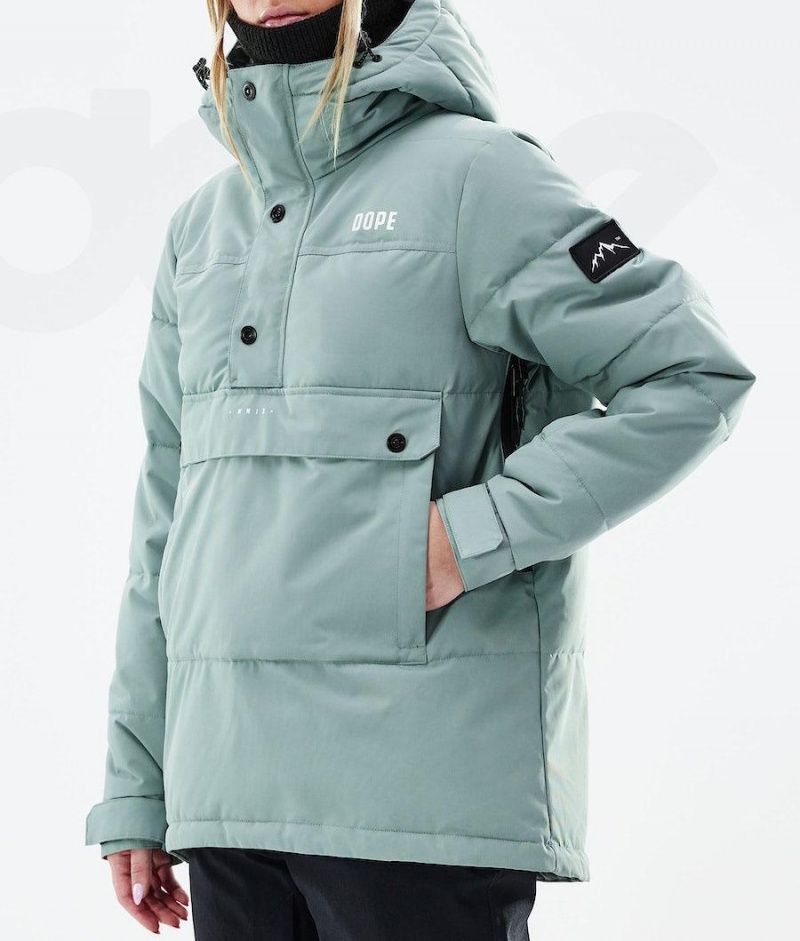 Dope Snow Puffer W 2021 レディース スノーボードジャケット 緑 | JPJJ3506