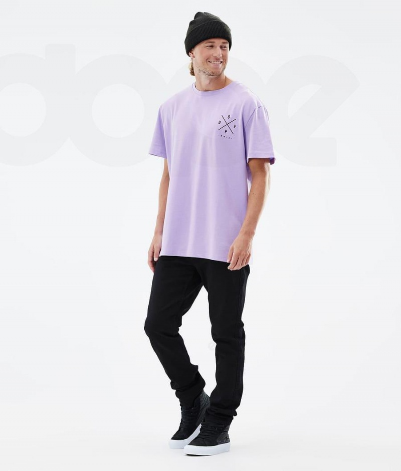 Dope Snow Standard 2X-Up メンズ Tシャツ 紫 | JPTV2989