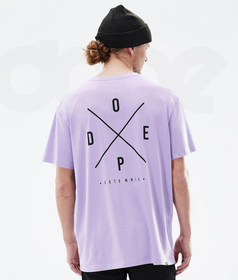 Dope Snow Standard 2X-Up メンズ Tシャツ 紫 | JPTV2989