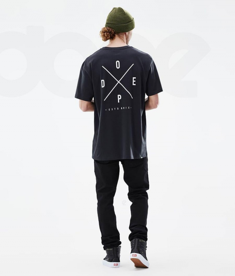 Dope Snow Standard 2X-Up メンズ Tシャツ 黒 | JPYU2988