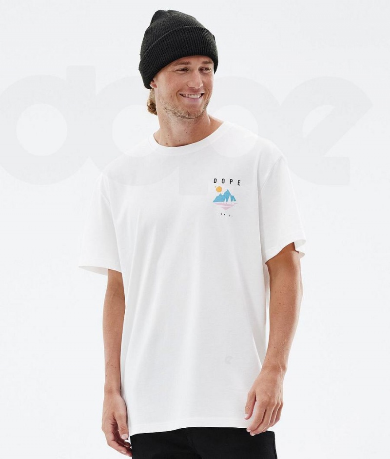 Dope Snow Standard Pine メンズ Tシャツ 白 | JPWY2992