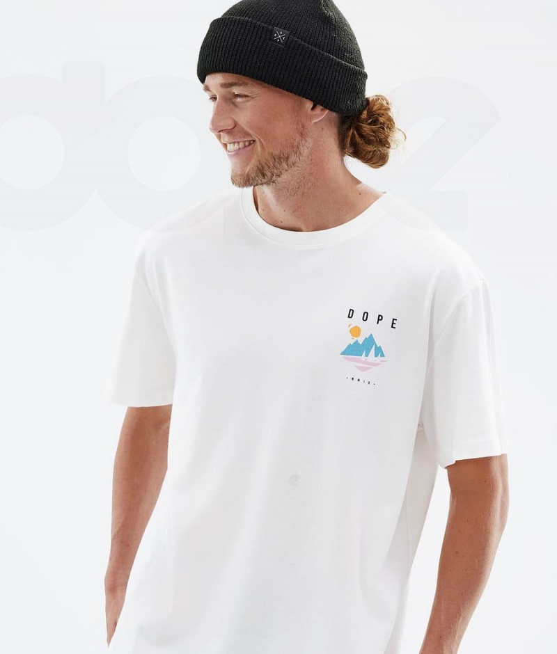 Dope Snow Standard Pine メンズ Tシャツ 白 | JPWY2992