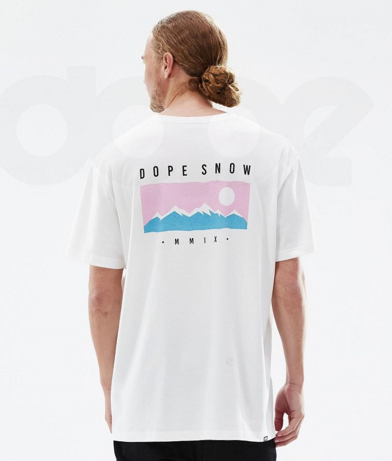 Dope Snow Standard Range メンズ Tシャツ 白 | JPQZ2993