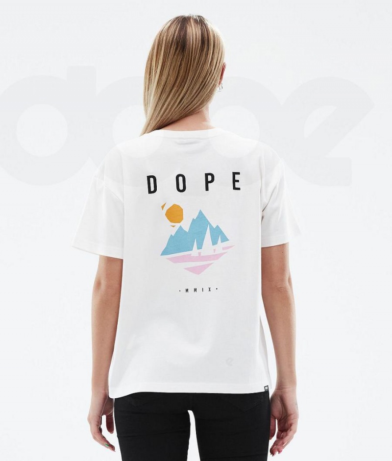 Dope Snow Standard W Pine レディース Tシャツ 白 | JPYU3778